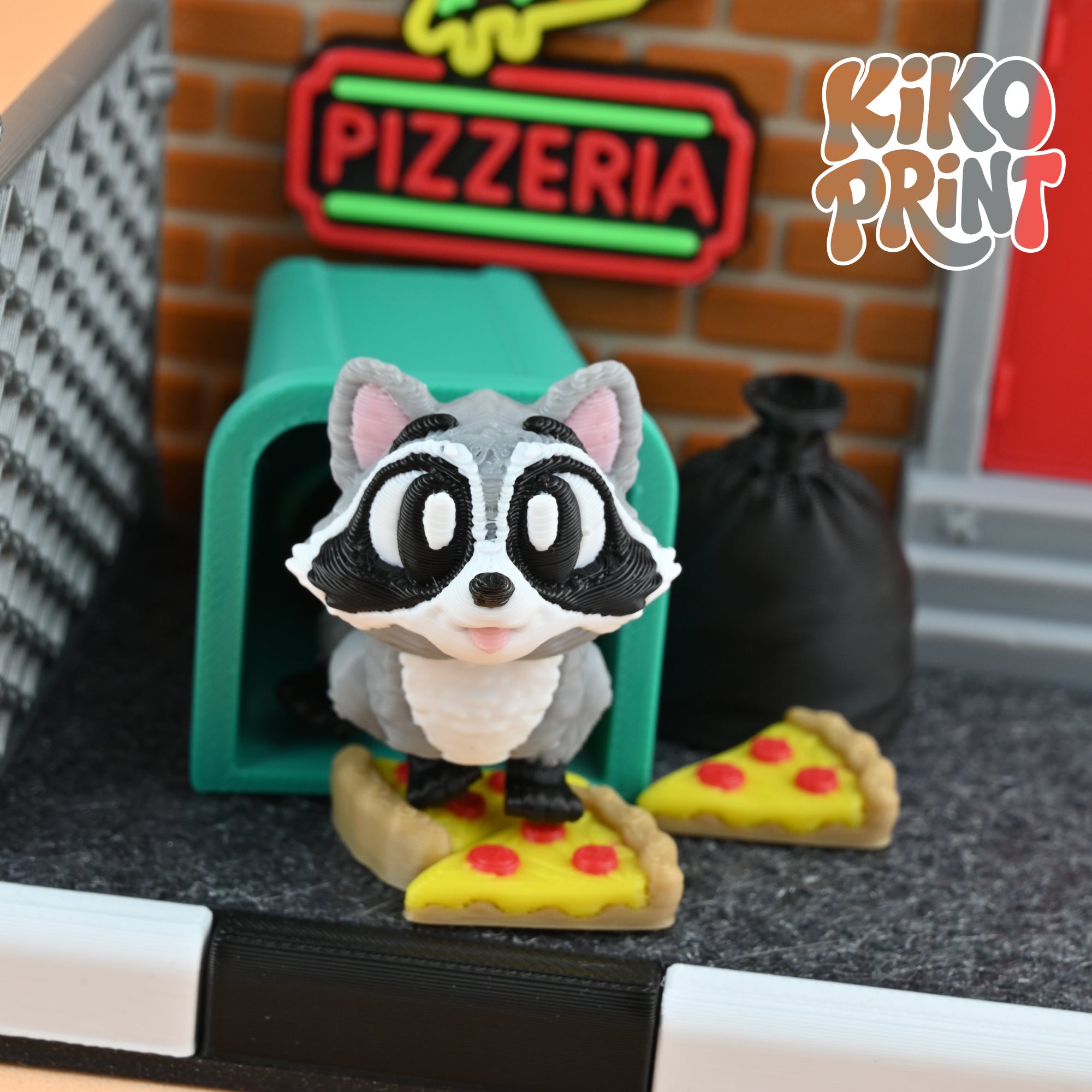 Raccoons Behind the Pizza Place
